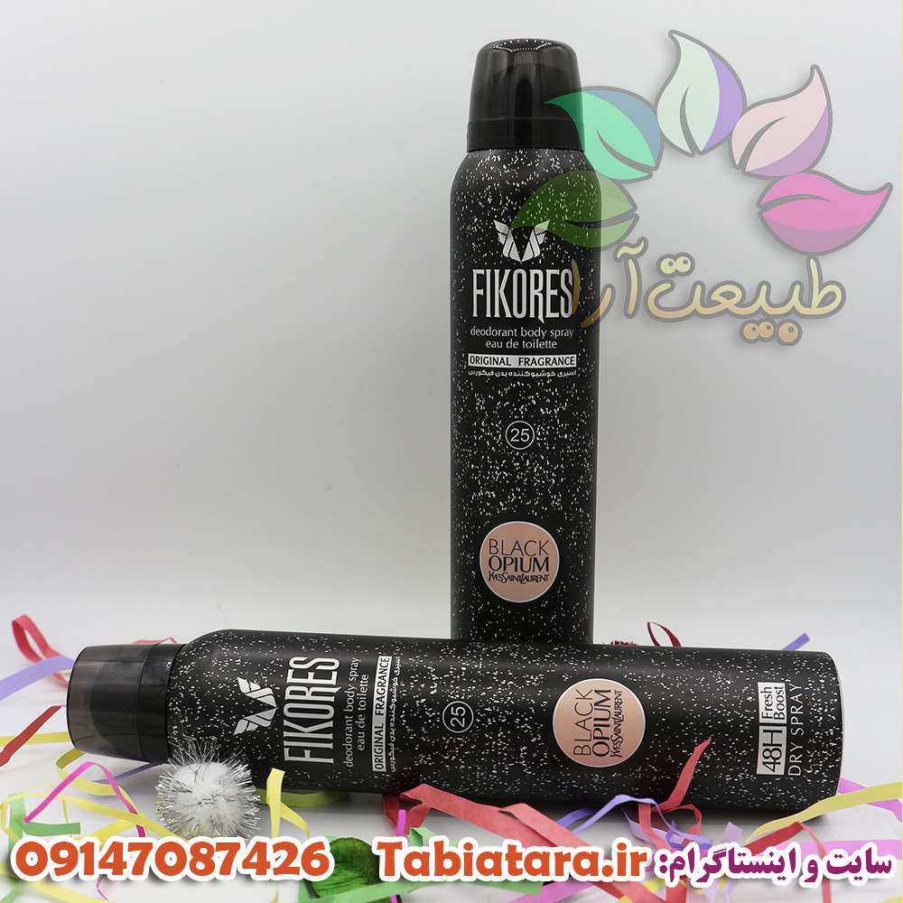 اسپری فیکورس زنانه مدل بلک اوپیوم
