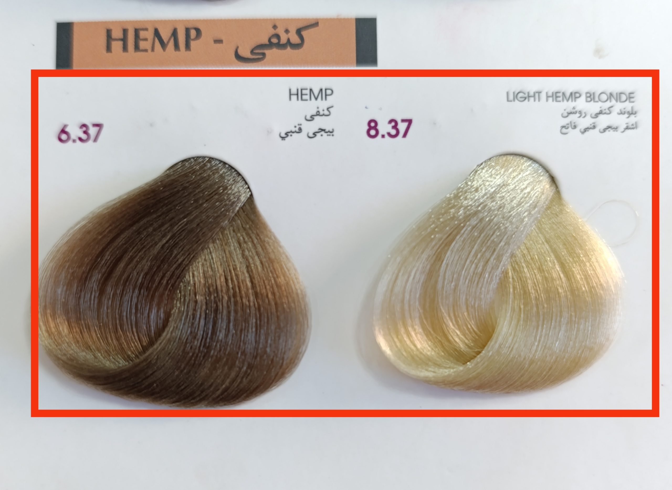 رنگ موی آلبورا کنفی و عسلی